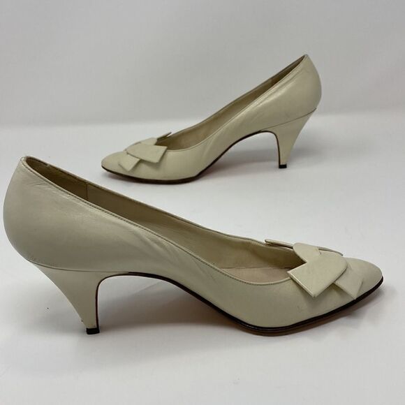 Vintage Bally Switzerland “Jane” Ponte Shank Leather Heels - Picture 4 of 12